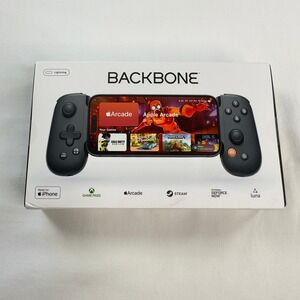Backbone One Lightning Mobile Gaming Controller‎ for iPhone Black Game Pass NEW